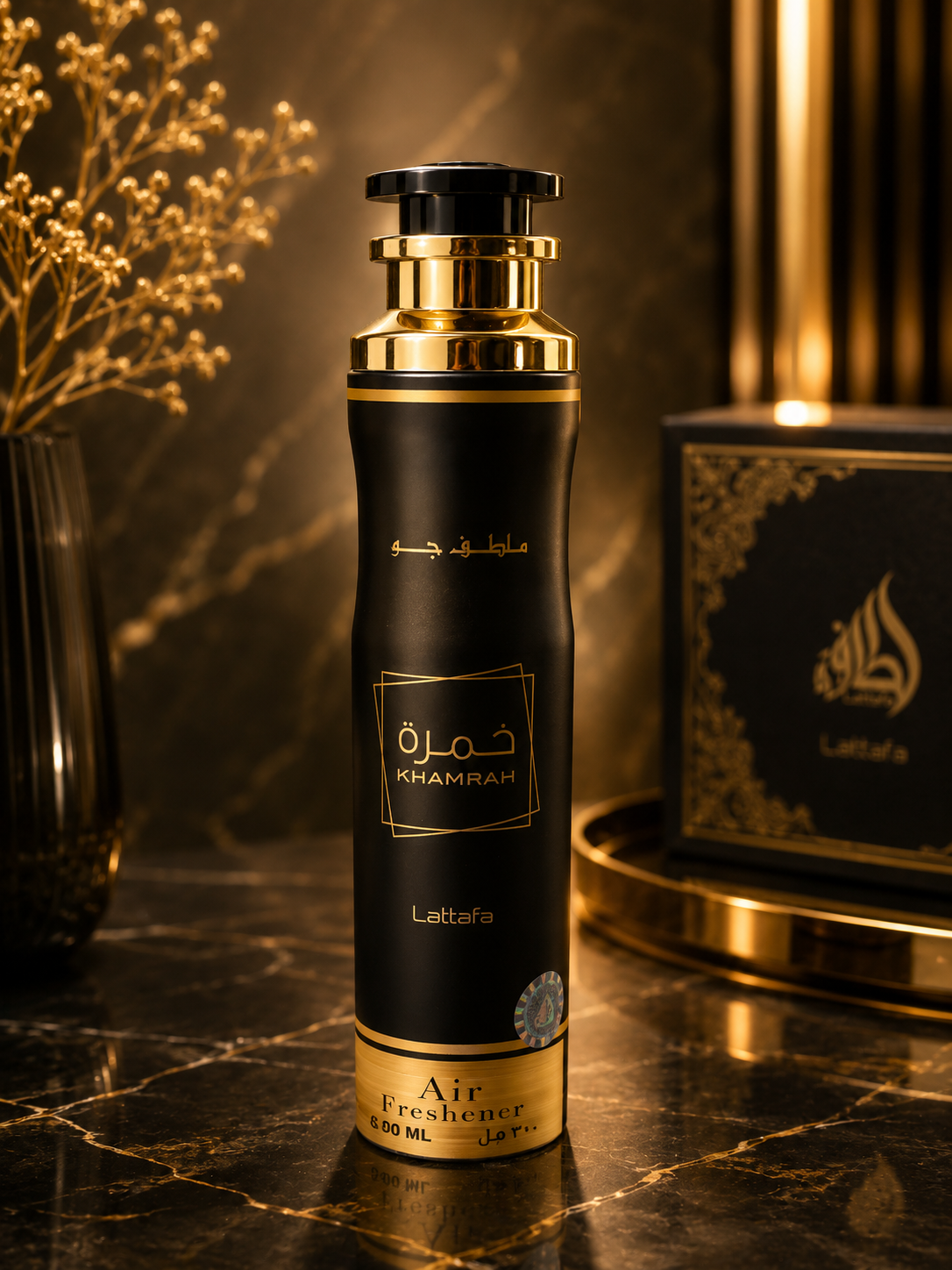 Lattafa Khamrah Air Freshener Spray – Long Lasting Luxury Scent